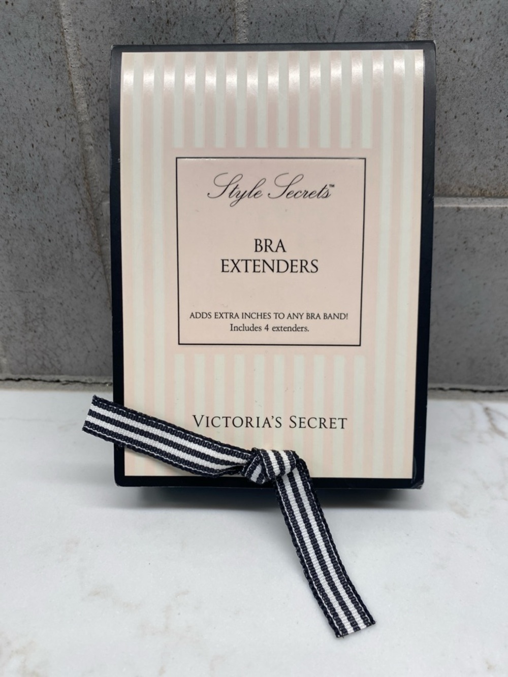 Victoria's Secret Bra Extenders Black and Beige Two and Three Hook | New in Box